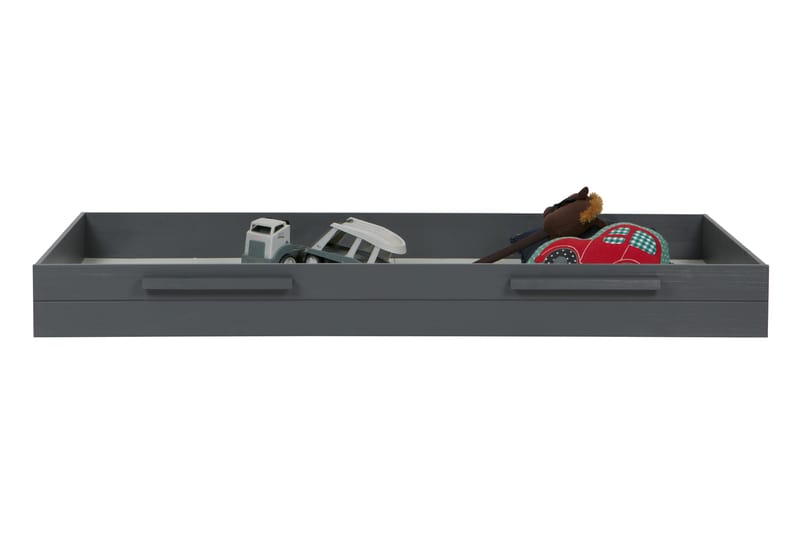 Wubbe Sengeskuff 91x198 cm - Mørkegrå - Møbler - Senger - Sengetilbehør & sengegavl - Oppbevaring til senger - Sengeskuff