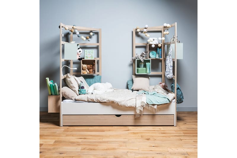 STIGE Kommode Tre / Natur - VOX - Møbler - Senger - Sengetilbehør & sengegavl - Oppbevaring til senger