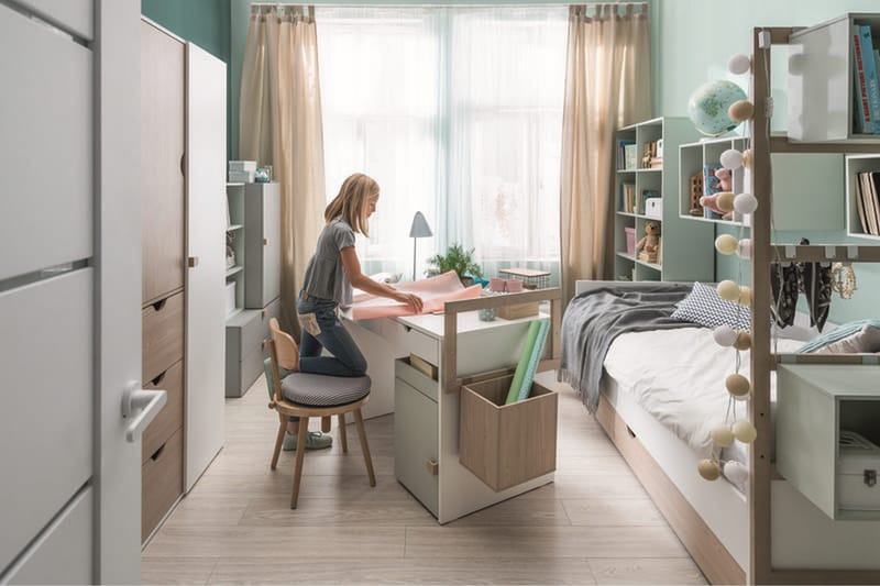 STIGE Kommode Tre / Natur - VOX - Møbler - Senger - Sengetilbehør & sengegavl - Oppbevaring til senger