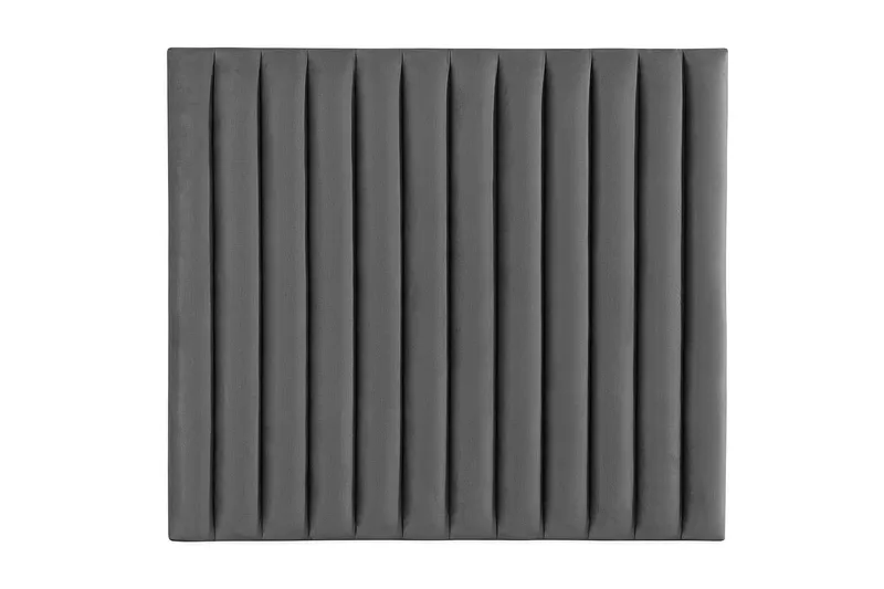 Rakel Sengegavl 120cm, Mørkegrå/Fløyel