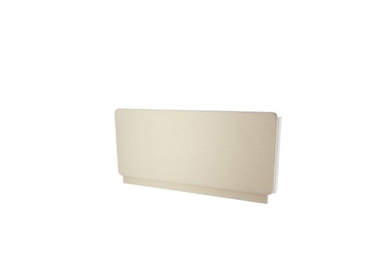 Rauk Sengegavl 150 cm, Beige/Hvit
