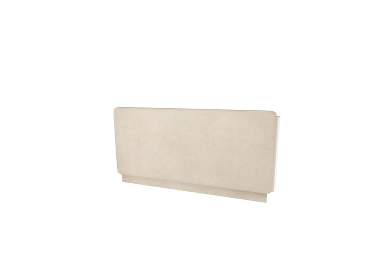 Rauk Sengegavl 150 cm - Beige/Hvit - Møbler - Senger - Sengetilbehør & sengegavl - Sengegavl