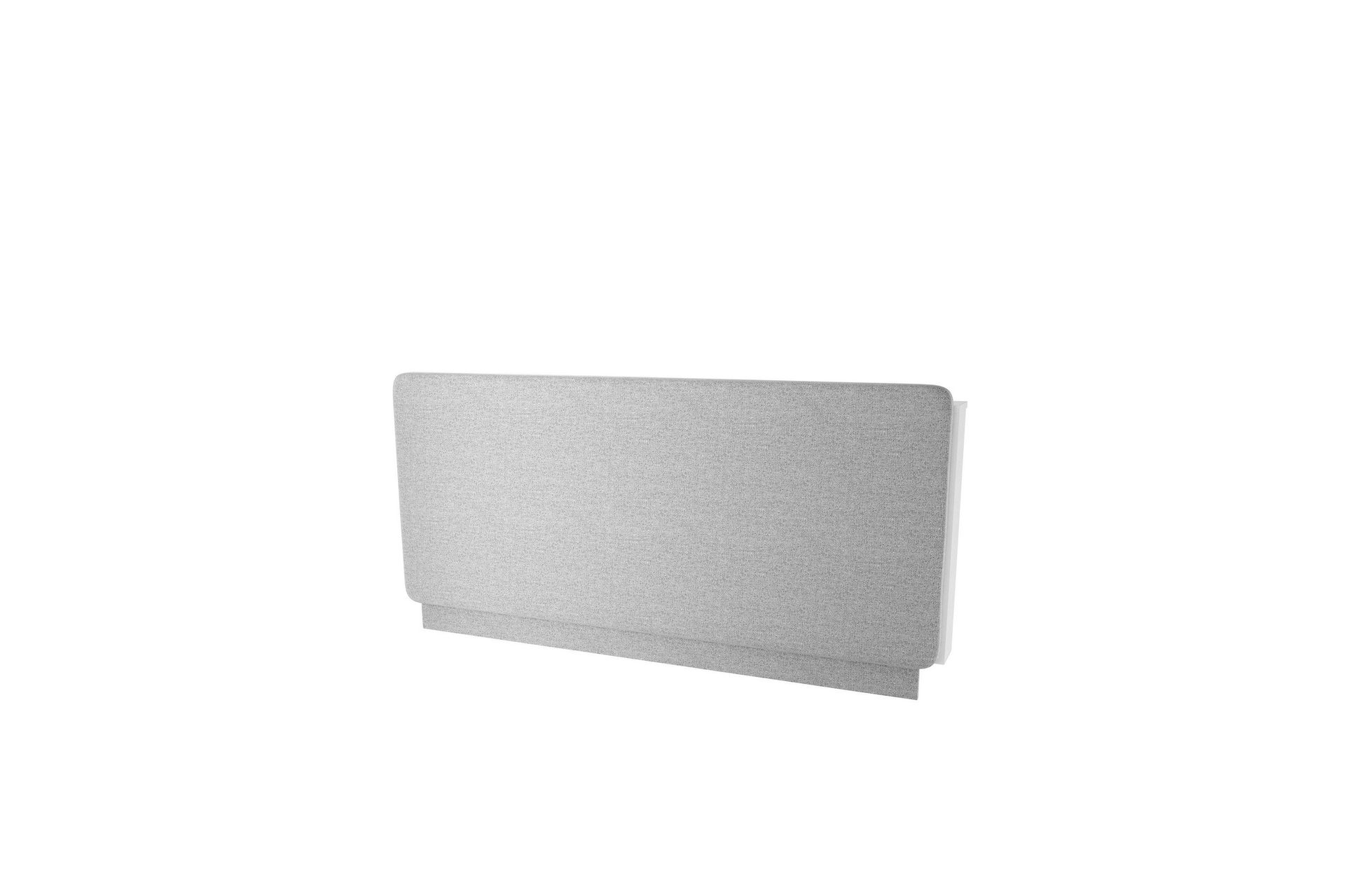 Rauk Sengegavl 150 cm - Grå/Hvit