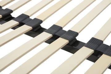 Basic Ribbebunn 90|200 Cm - Hvit|Svart - Møbler - Senger - Sengetilbehør & sengegavl - Ribbebunn