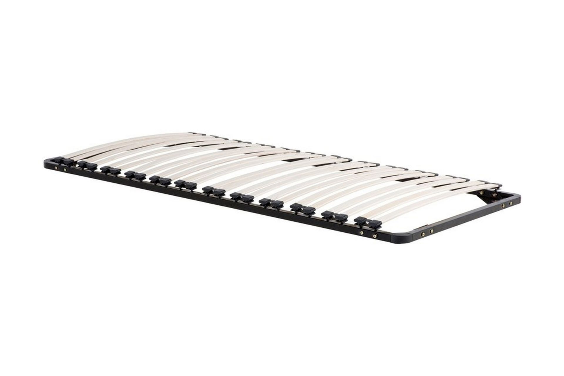 Basic Ribbebunn 90|200 Cm - Hvit|Svart - Møbler - Senger - Sengetilbehør & sengegavl - Ribbebunn