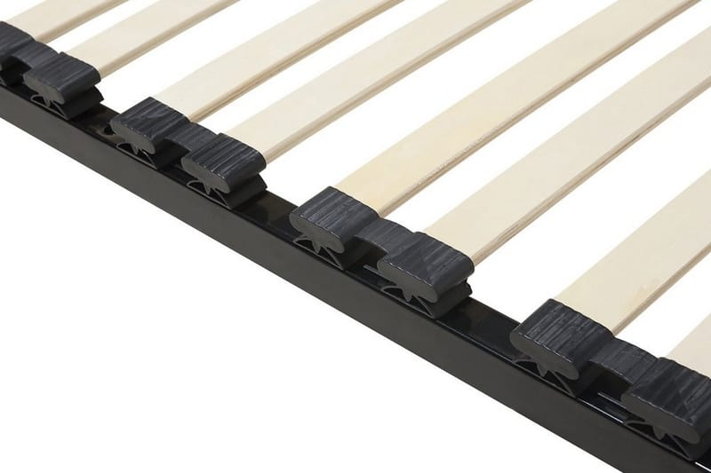 Basic Ribbebunn 90|200 Cm - Hvit|Svart - Møbler - Senger - Sengetilbehør & sengegavl - Ribbebunn