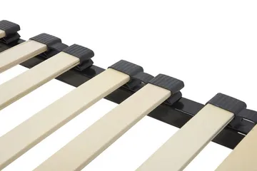 Basic Ribbebunn 90|200 Cm - Hvit|Svart - Møbler - Senger - Sengetilbehør & sengegavl - Ribbebunn