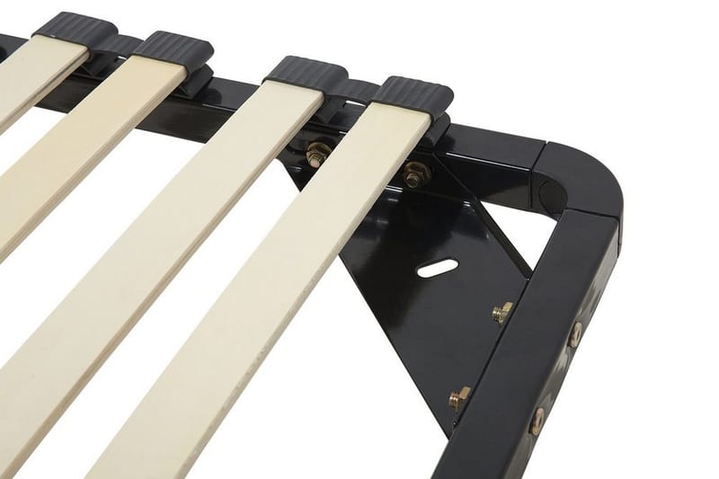 Basic Ribbebunn 90|200 Cm - Hvit|Svart - Møbler - Senger - Sengetilbehør & sengegavl - Ribbebunn