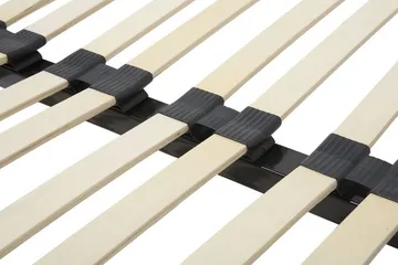 Basic Ribbebunn 90|200 Cm - Hvit|Svart - Møbler - Senger - Sengetilbehør & sengegavl - Ribbebunn