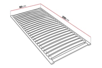 Easypack Ribbebunn 80x200 cm - Tre/Natur - Møbler - Senger - Sengetilbehør & sengegavl - Ribbebunn
