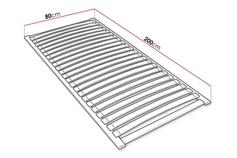 Easypack Ribbebunn 80x200 cm - Tre/Natur - Møbler - Senger - Sengetilbehør & sengegavl - Ribbebunn