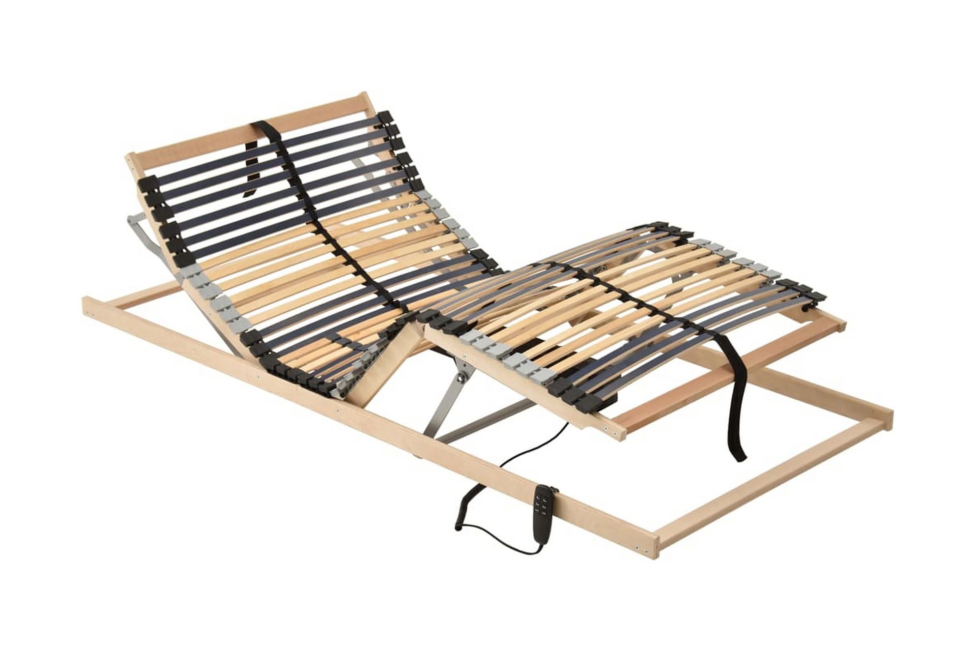 Elektrisk lamellbunn med 28 lameller 7 soner 80x200 cm - Møbler - Senger - Sengetilbehør & sengegavl - Ribbebunn