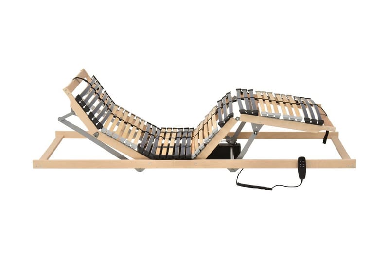 Elektrisk lamellbunn med 42 lameller 7 soner 100x200 cm - Møbler - Senger - Sengetilbehør & sengegavl - Ribbebunn