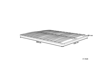 Ribbebunn 160x200 cm BASIC - Svart - Møbler - Senger - Sengetilbehør & sengegavl - Ribbebunn