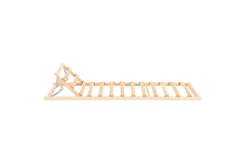 Spilebase med 13 lameller og justerbar hodegavl 70x200 cm - Brun - Møbler - Senger - Sengetilbehør & sengegavl - Ribbebunn