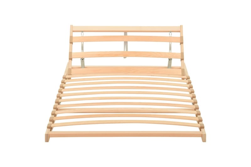 Spilebase med 13 lameller og justerbar hodegavl 70x200 cm - Brun - Møbler - Senger - Sengetilbehør & sengegavl - Ribbebunn