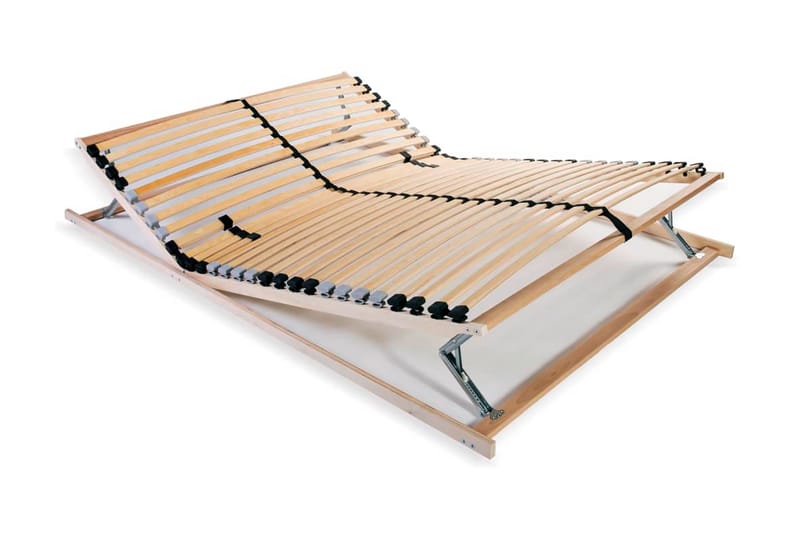 Spilebase med 28 lameller 7 soner 140x200 cm - Tre - Møbler - Senger - Sengetilbehør & sengegavl - Ribbebunn