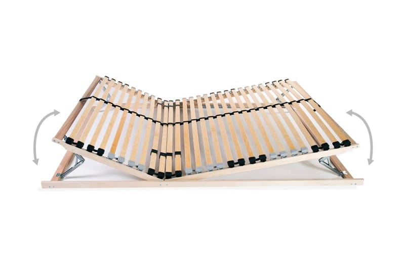 Spilebase med 28 lameller 7 soner 140x200 cm - Tre - Møbler - Senger - Sengetilbehør & sengegavl - Ribbebunn