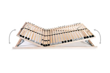 Spilebase med 28 lameller 7 soner 80x200 cm - Tre - Møbler - Senger - Sengetilbehør & sengegavl - Ribbebunn