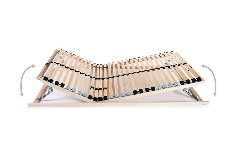 Spilebase med 28 lameller 7 soner 90x200 cm - Tre - Møbler - Senger - Sengetilbehør & sengegavl - Ribbebunn
