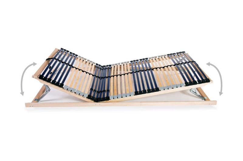 Spilebase med 42 lameller 7 soner 140x200 cm - Tre - Møbler - Senger - Sengetilbehør & sengegavl - Ribbebunn