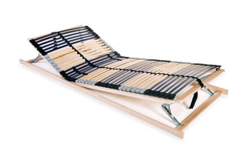 Spilebase med 42 lameller 7 soner 80x200 cm - Tre - Møbler - Senger - Sengetilbehør & sengegavl - Ribbebunn
