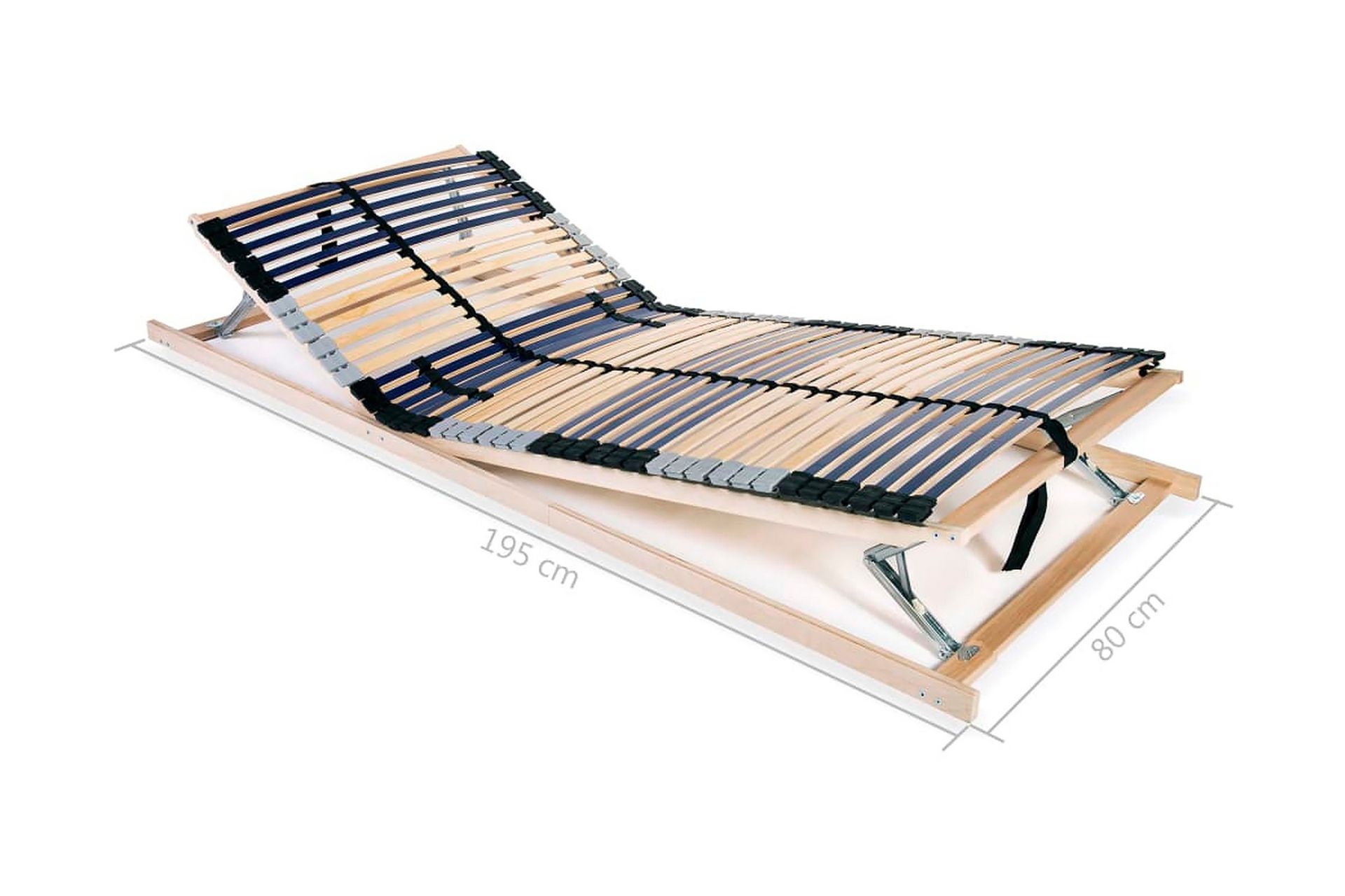 Spilebase med 42 lameller 7 soner 80x200 cm - Tre - Møbler - Senger - Sengetilbehør & sengegavl - Ribbebunn