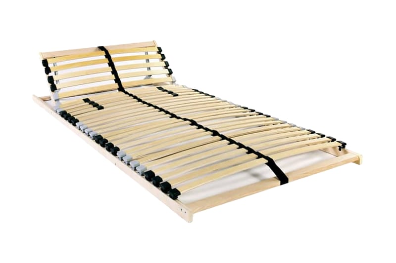 Spilebaser 2 stk med 28 lameller 7 soner 90x200 cm - Møbler - Senger - Sengetilbehør & sengegavl - Ribbebunn