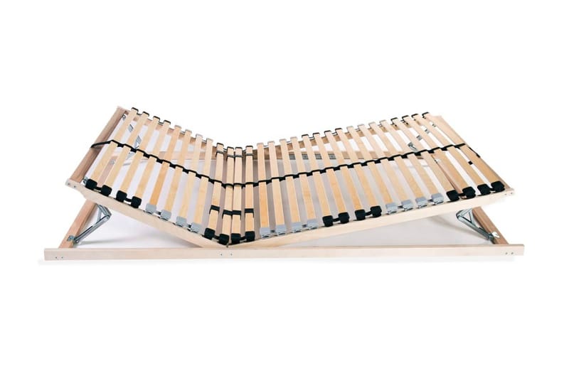 Spilebaser 2 stk med 28 lameller 7 soner 90x200 cm - Møbler - Senger - Sengetilbehør & sengegavl - Ribbebunn