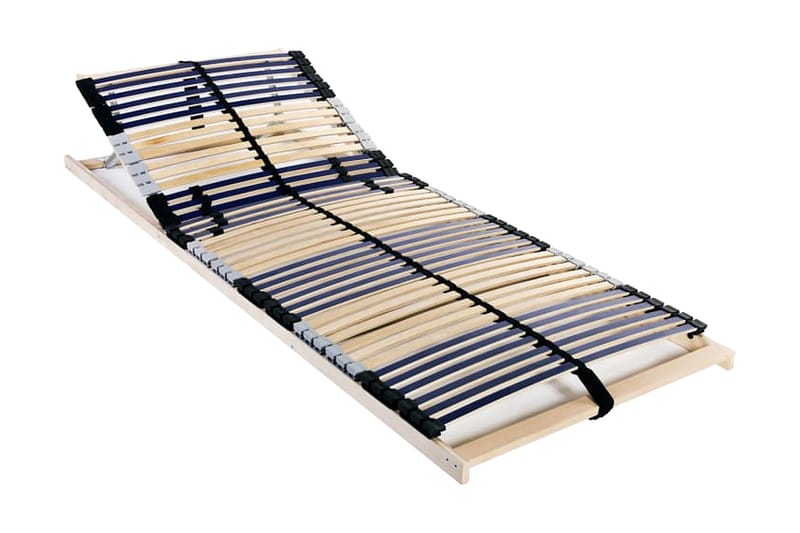 Spilebaser 2 stk med 42 lameller 7 soner 90x200 cm - Møbler - Senger - Sengetilbehør & sengegavl - Ribbebunn