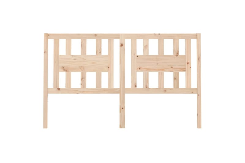 Sengegavl 146x4x100 cm heltre furu - Brun - Møbler - Senger - Sengetilbehør & sengegavl - Sengegavl