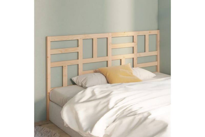 Sengegavl 206x4x104 cm heltre furu - Brun - Møbler - Senger - Sengetilbehør & sengegavl - Sengegavl