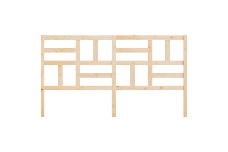 Sengegavl 206x4x104 cm heltre furu - Brun - Møbler - Senger - Sengetilbehør & sengegavl - Sengegavl