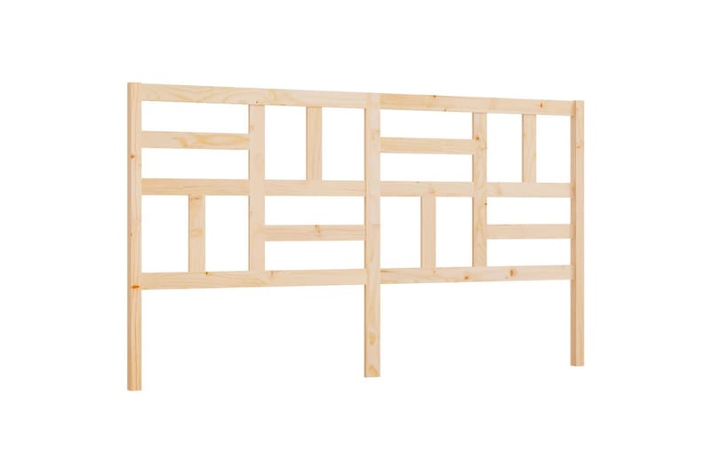 Sengegavl 206x4x104 cm heltre furu - Brun - Møbler - Senger - Sengetilbehør & sengegavl - Sengegavl