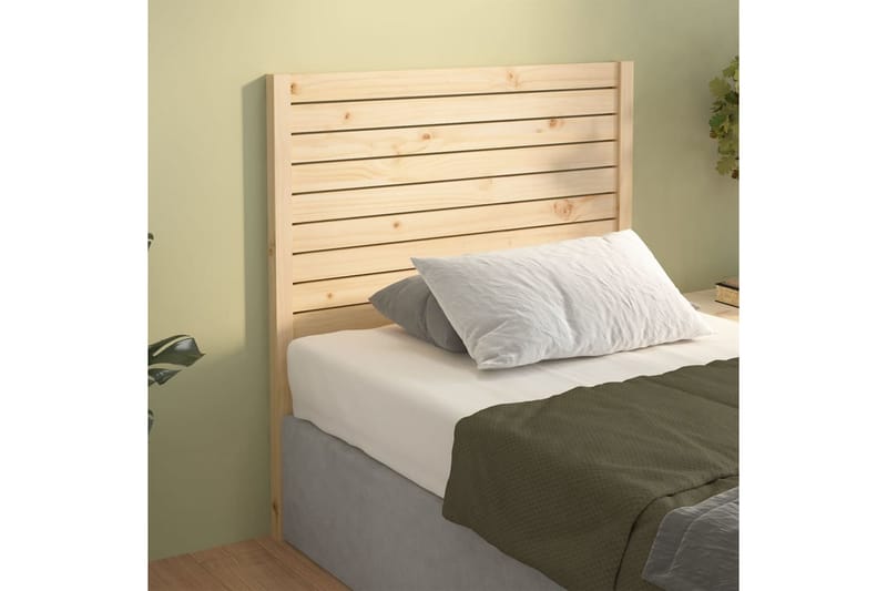 Sengegavl 81x4x100 cm heltre furu - Brun - Møbler - Senger - Sengetilbehør & sengegavl - Sengegavl