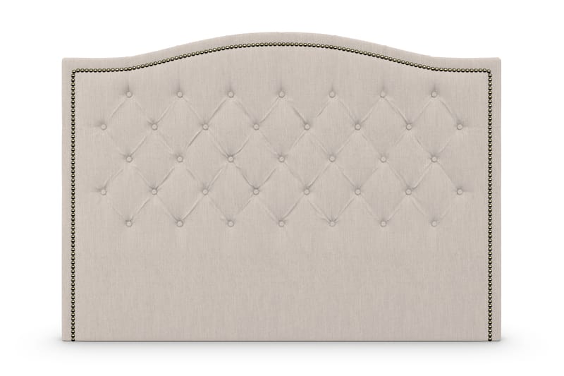 Amiral Topp Sengegavl 185x130 - Beige - Møbler - Senger - Sengetilbehør & sengegavl - Sengegavl