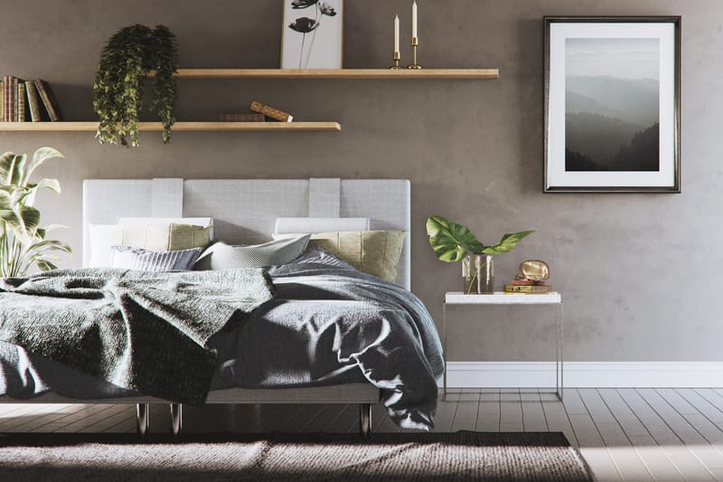 Sengegavl Basic Home Dream Lyx sengegavl 160 cm Grå 160 - Møbler - Senger - Sengetilbehør & sengegavl - Sengegavl