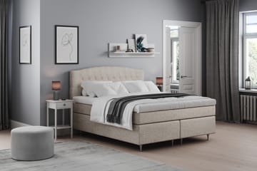 Belda Sengegavl 160 cm Buet - Beige - Møbler - Senger - Sengetilbehør & sengegavl - Sengegavl
