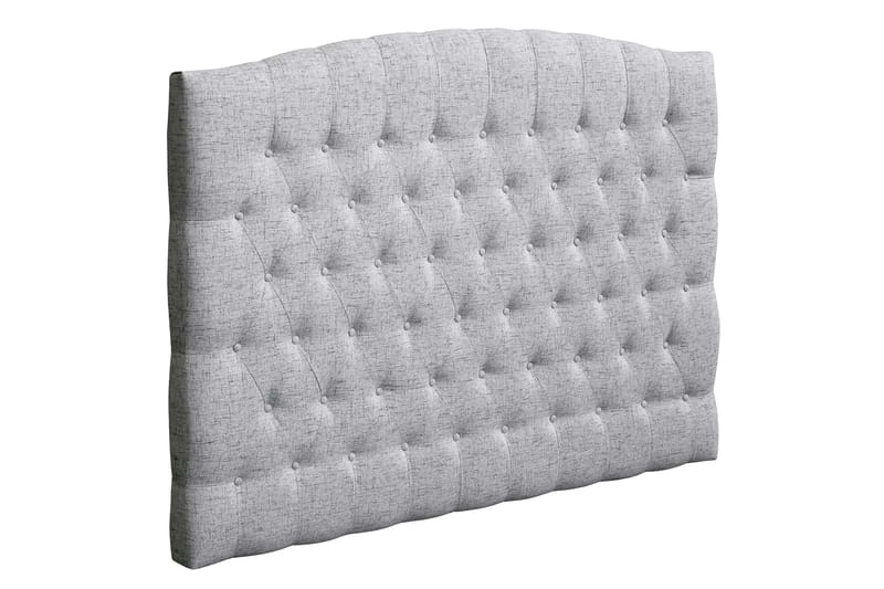 Belda Sengegavl 160 cm Buet - Lysegrå - Møbler - Senger - Sengetilbehør & sengegavl - Sengegavl