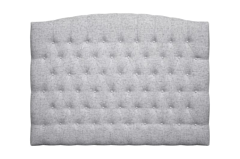 Belda Sengegavl 160 cm Buet, Lysegrå