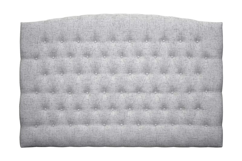 Belda Sengegavl 180 cm Buet - Lysegrå - Møbler - Senger - Sengetilbehør & sengegavl - Sengegavl