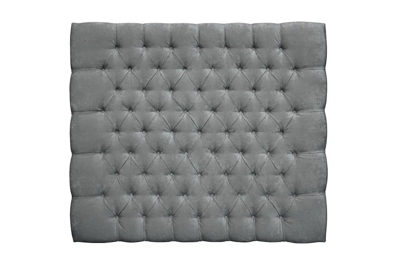 Celine Sengegavl 120 cm - Grå/Fløyel - Møbler - Senger - Sengetilbehør & sengegavl - Sengegavl