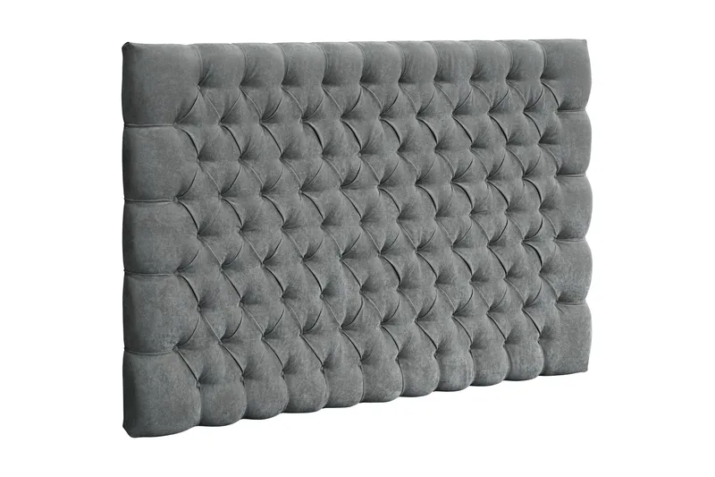 Celine Sengegavl 210 cm - Grå/Fløyel - Møbler - Senger - Sengetilbehør & sengegavl - Sengegavl