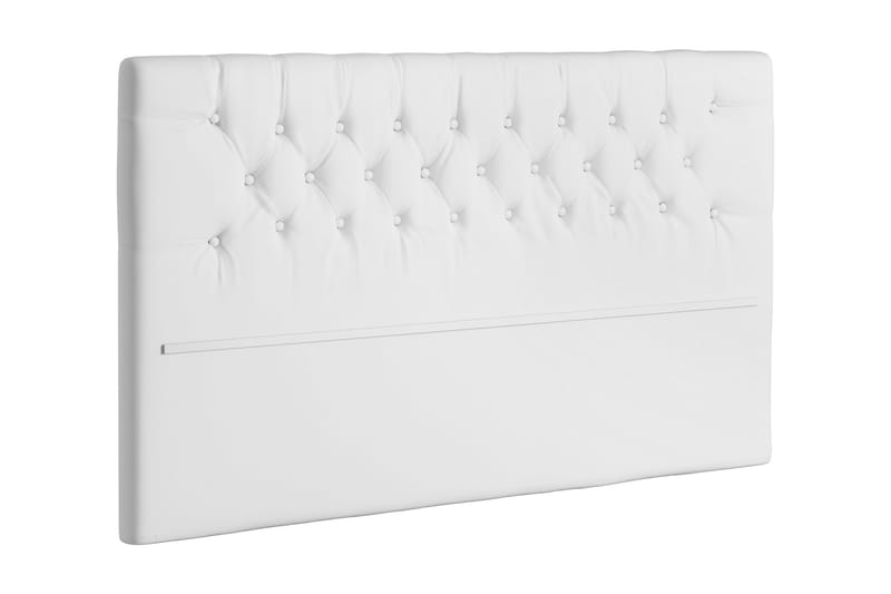 Cheter Sengegavl 160 cm Kunstlær - Hvit - Møbler - Senger - Sengetilbehør & sengegavl - Sengegavl