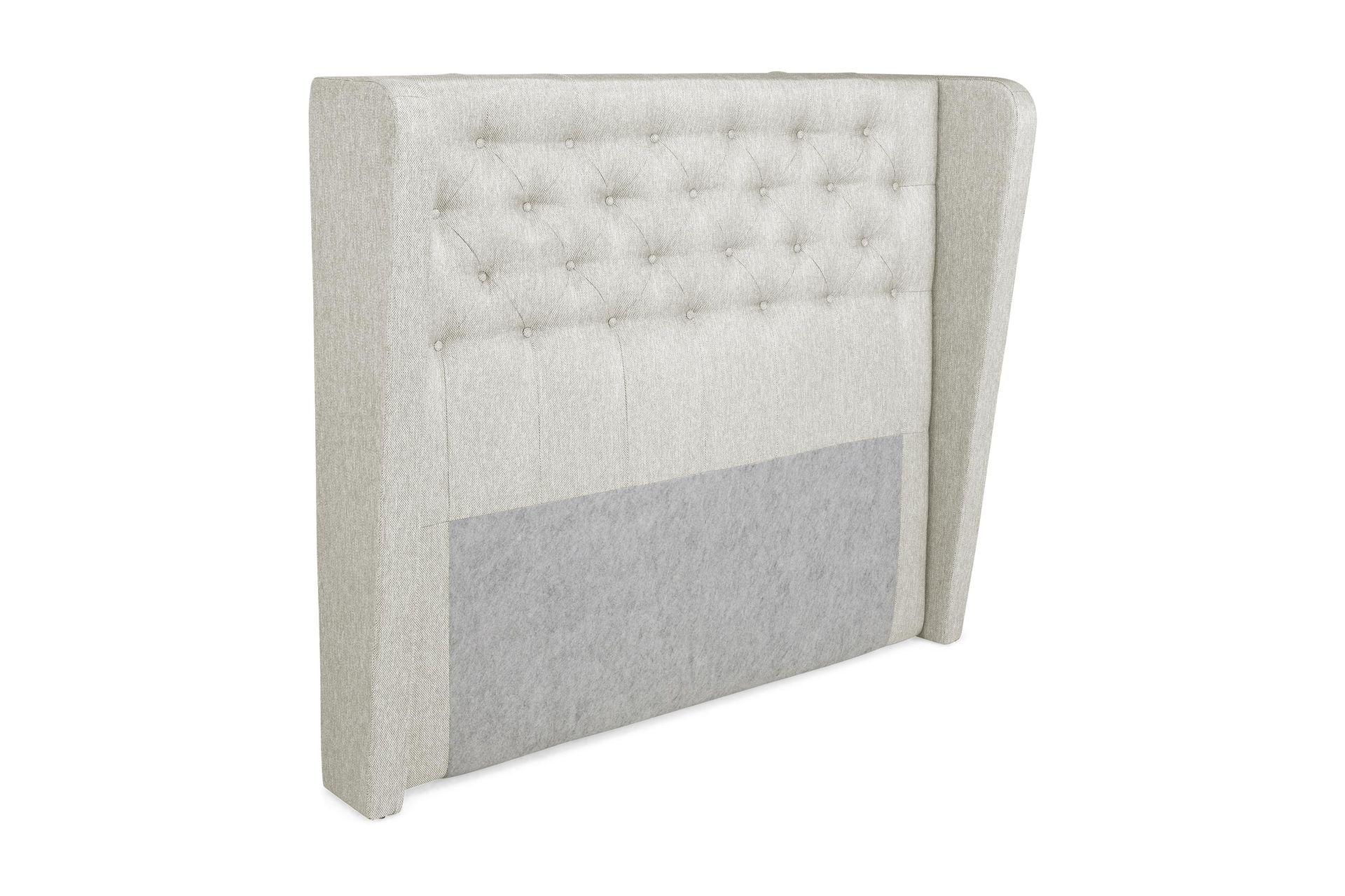 Cloud Sengegavl 140 Med Sider - Beige - Møbler - Senger - Sengetilbehør & sengegavl - Sengegavl