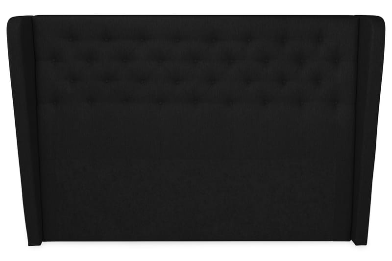 Cloud Sengegavl 180 Med Sider - Svart - Møbler - Senger - Sengetilbehør & sengegavl - Sengegavl