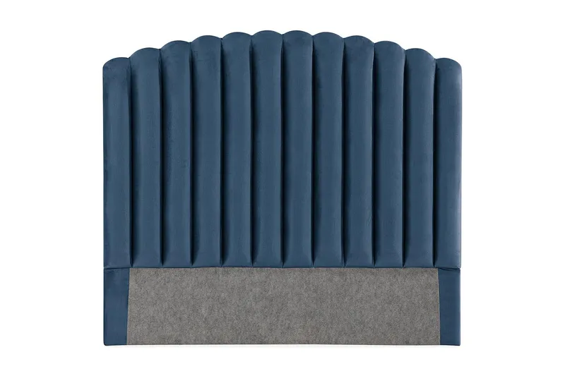 Davia Sengegavl 120 cm, Mørkeblå/Fløyel