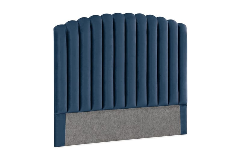 Davia Sengegavl 120 cm - Mørkeblå/Fløyel - Møbler - Senger - Sengetilbehør & sengegavl - Sengegavl