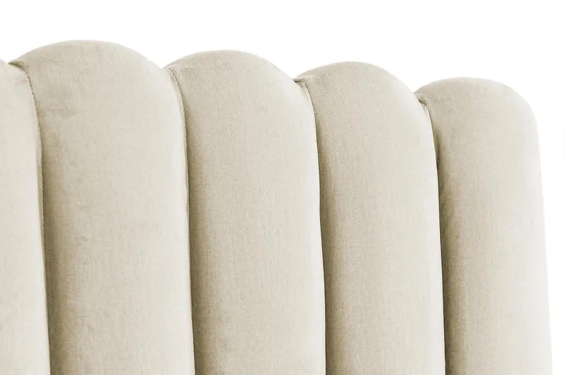 Davia Sengegavl 180 cm - Beige/Fløyel - Møbler - Senger - Sengetilbehør & sengegavl - Sengegavl