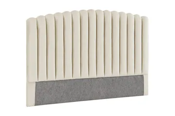 Davia Sengegavl 180 cm - Beige/Fløyel - Møbler - Senger - Sengetilbehør & sengegavl - Sengegavl